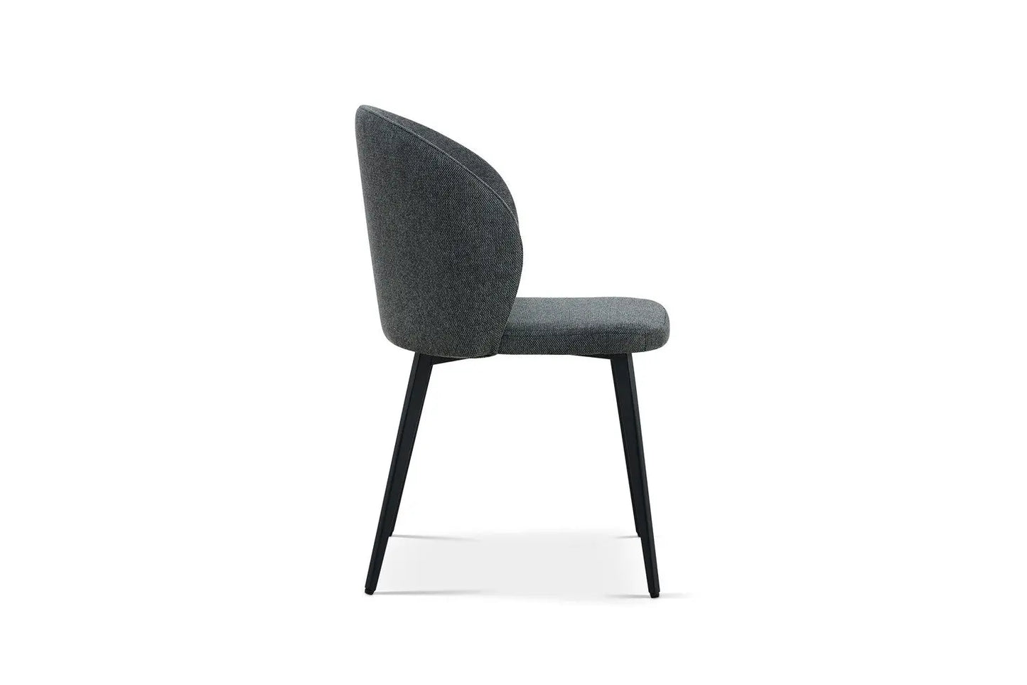 TINA - Chaise de Salle à Manger - 51 x 55 cm - Gris foncé ROUSSEAU