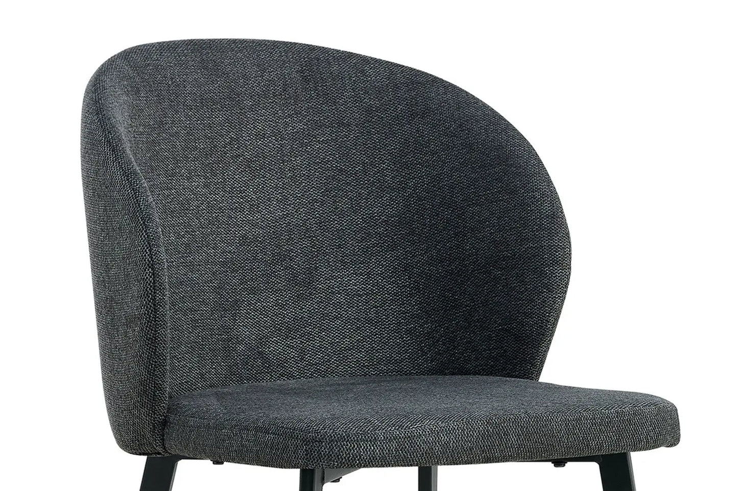 TINA - Chaise de Salle à Manger - 51 x 55 cm - Gris foncé ROUSSEAU