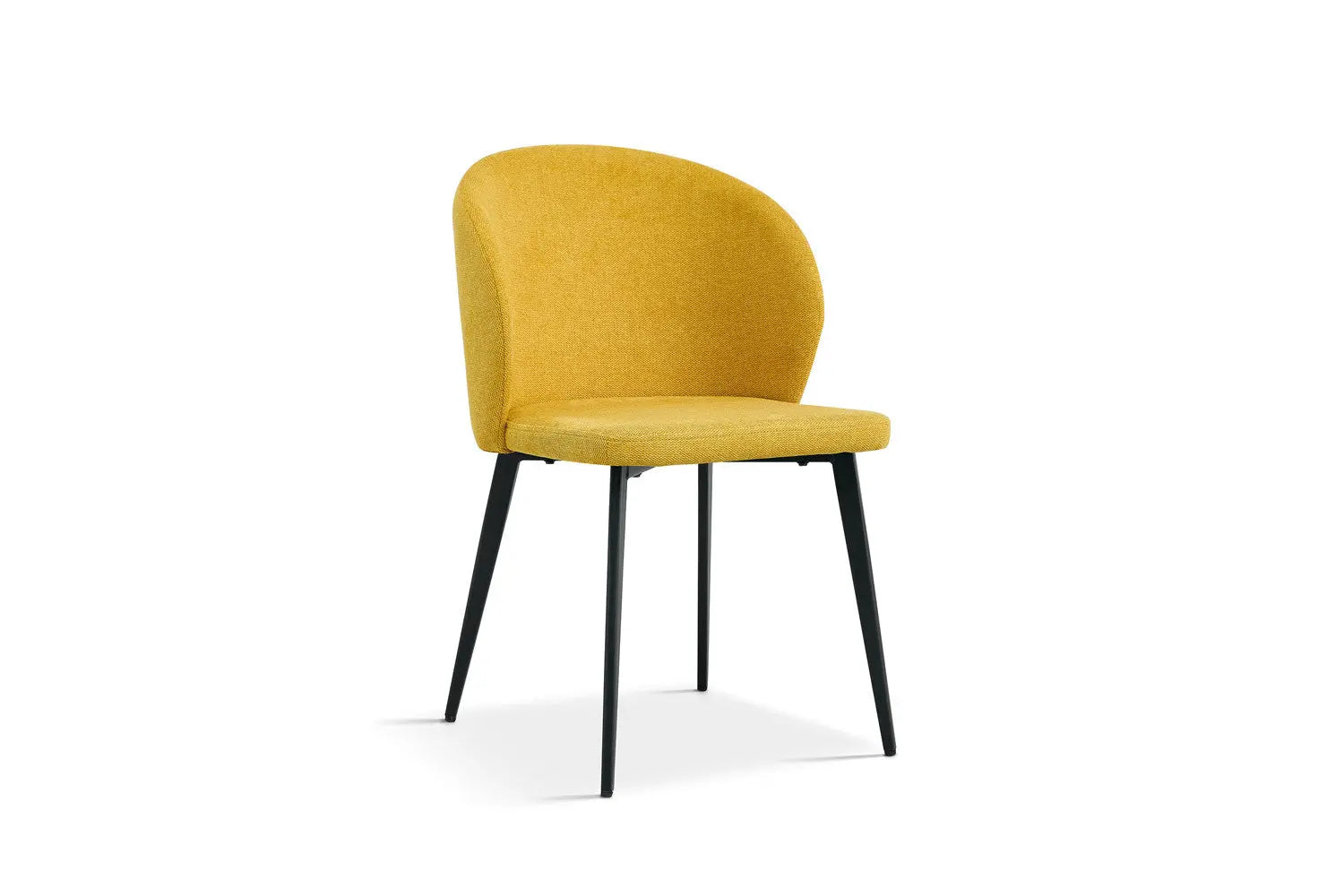 TINA - Chaise de Salle à Manger - 51 x 55 cm - Jaune ROUSSEAU