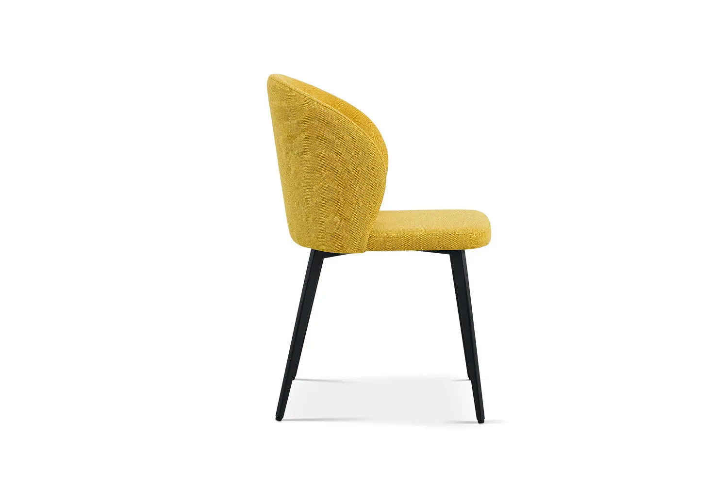 TINA - Chaise de Salle à Manger - 51 x 55 cm - Jaune ROUSSEAU