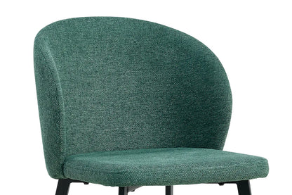 TINA - Lot de Chaises de Salle à Manger - 51 x 55 cm - Vert ROUSSEAU