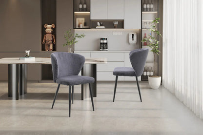 TONYO - Chaise de Salle à Manger - 54 x 55 cm - Gris ROUSSEAU