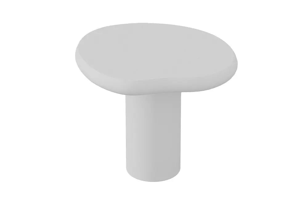 Table Basse Effet Ciment Ecru TAVINA - 58 cm ROUSSEAU