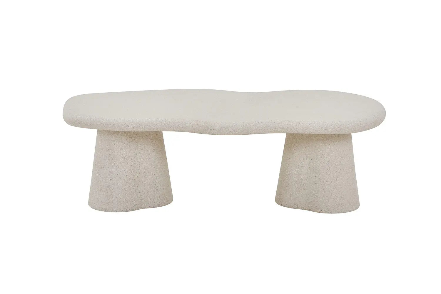 Table Basse Effet Ciment FARY Ciment Beige - 130 cm ROUSSEAU