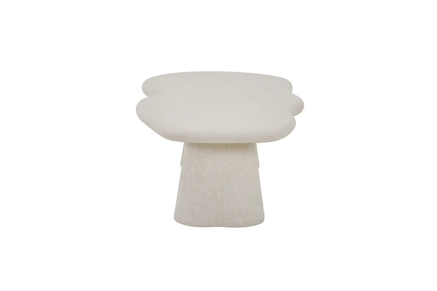 Table Basse Effet Ciment FARY Ciment Beige - 130 cm ROUSSEAU