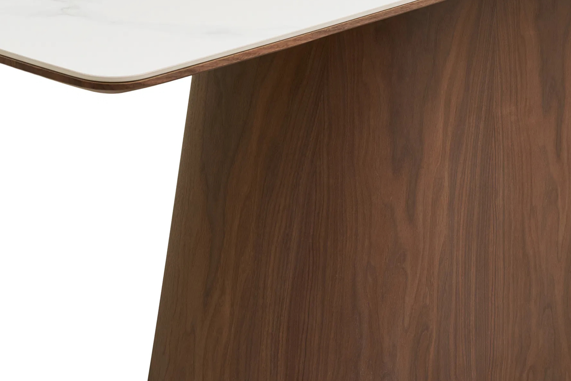 Table Rectangulaire de Salle à Manger Plateau Blanc en Céramique NOLI - 90x200 cm HOUSE NORDIC