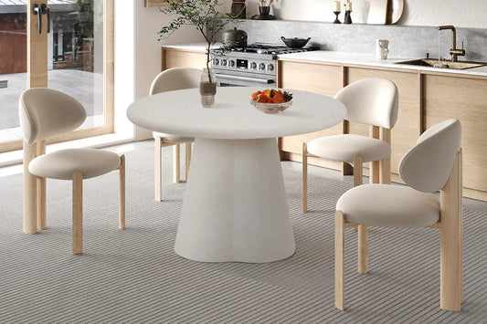 Table Ronde Effet Ciment FARY - 120 cm ROUSSEAU