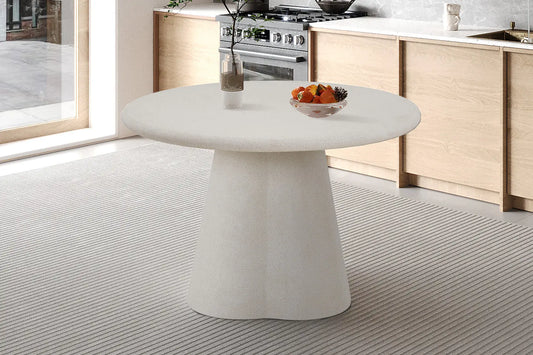 Table Ronde Effet Ciment FARY - 120 cm ROUSSEAU