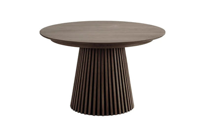 Table à Manger Extensible OSAKA Effet Bois Brun Foncé - 120 à 240 cm HOUSE NORDIC