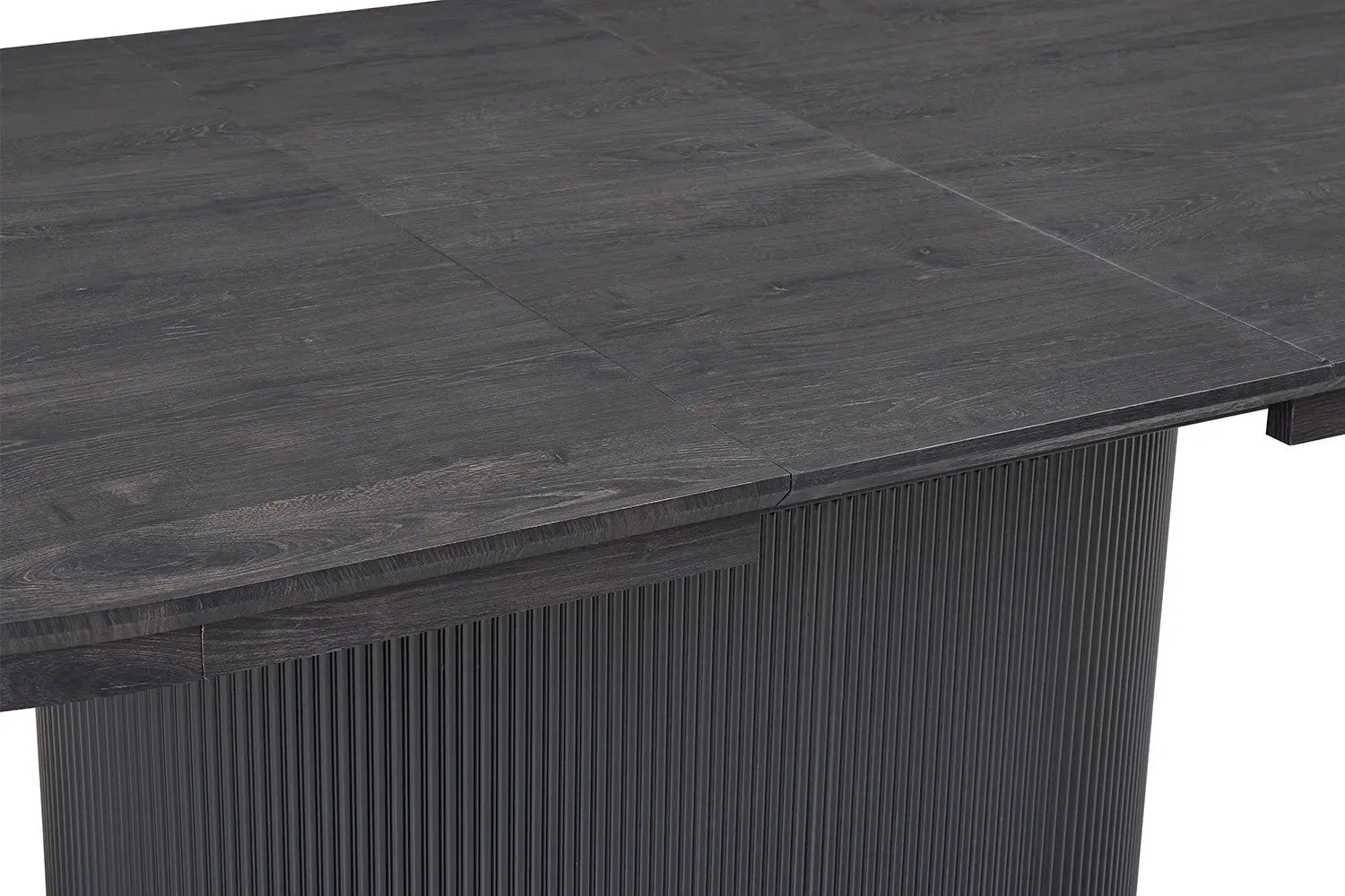 Table à Manger Extensible Ovale LYANE Effet Brun foncé - 180 à 220 cm ROUSSEAU