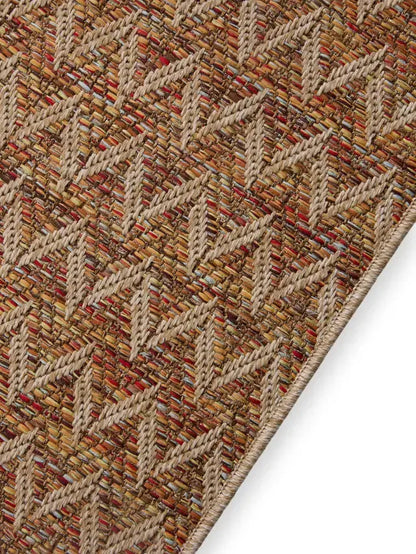 Tapis d'Extérieur et Intérieur AGRA Beige et Multicouleur BENUTA