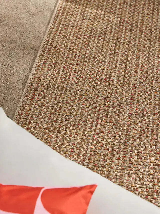 Tapis d'Extérieur et Intérieur AGRA Multicouleur et Beige BENUTA