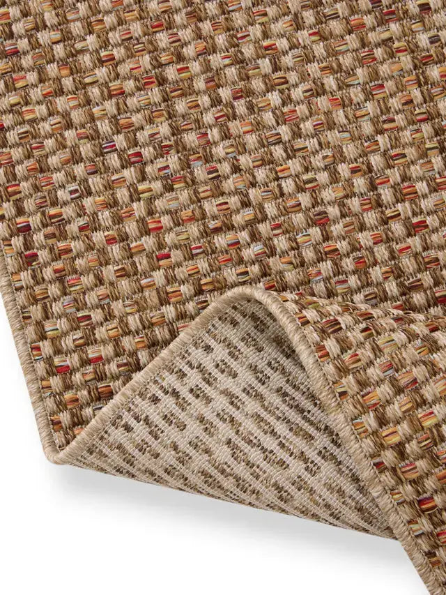 Tapis d'Extérieur et Intérieur AGRA Multicouleur et Beige BENUTA