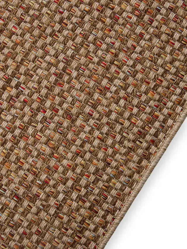 Tapis d'Extérieur et Intérieur AGRA Multicouleur et Beige BENUTA