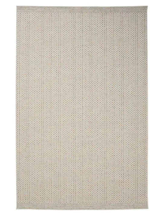 Tapis d'Intérieur et d'Extérieur en Polypropylène AGRA Crème / Bleu BENUTA