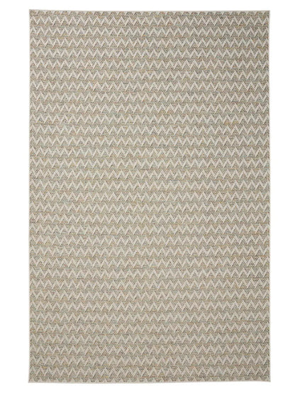 Tapis d'Intérieur et d'Extérieur en Polypropylène AGRA Crème / Bleu (Copie) BENUTA