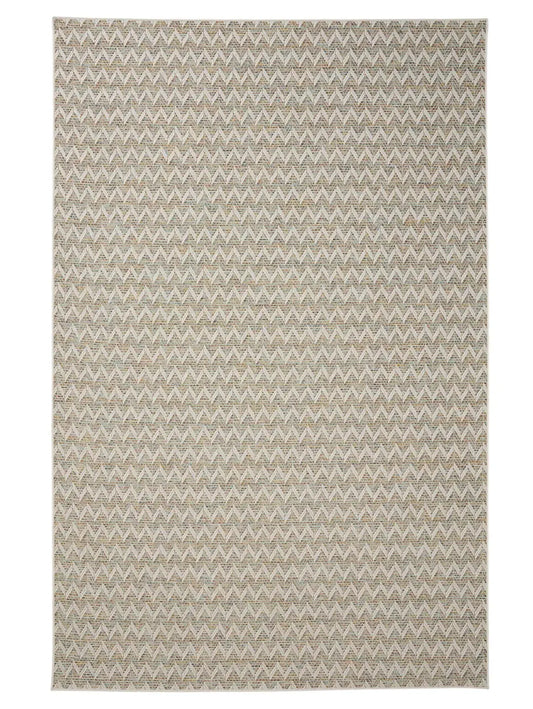 Tapis d'Intérieur et d'Extérieur en Polypropylène AGRA Crème / Bleu (Copie) BENUTA