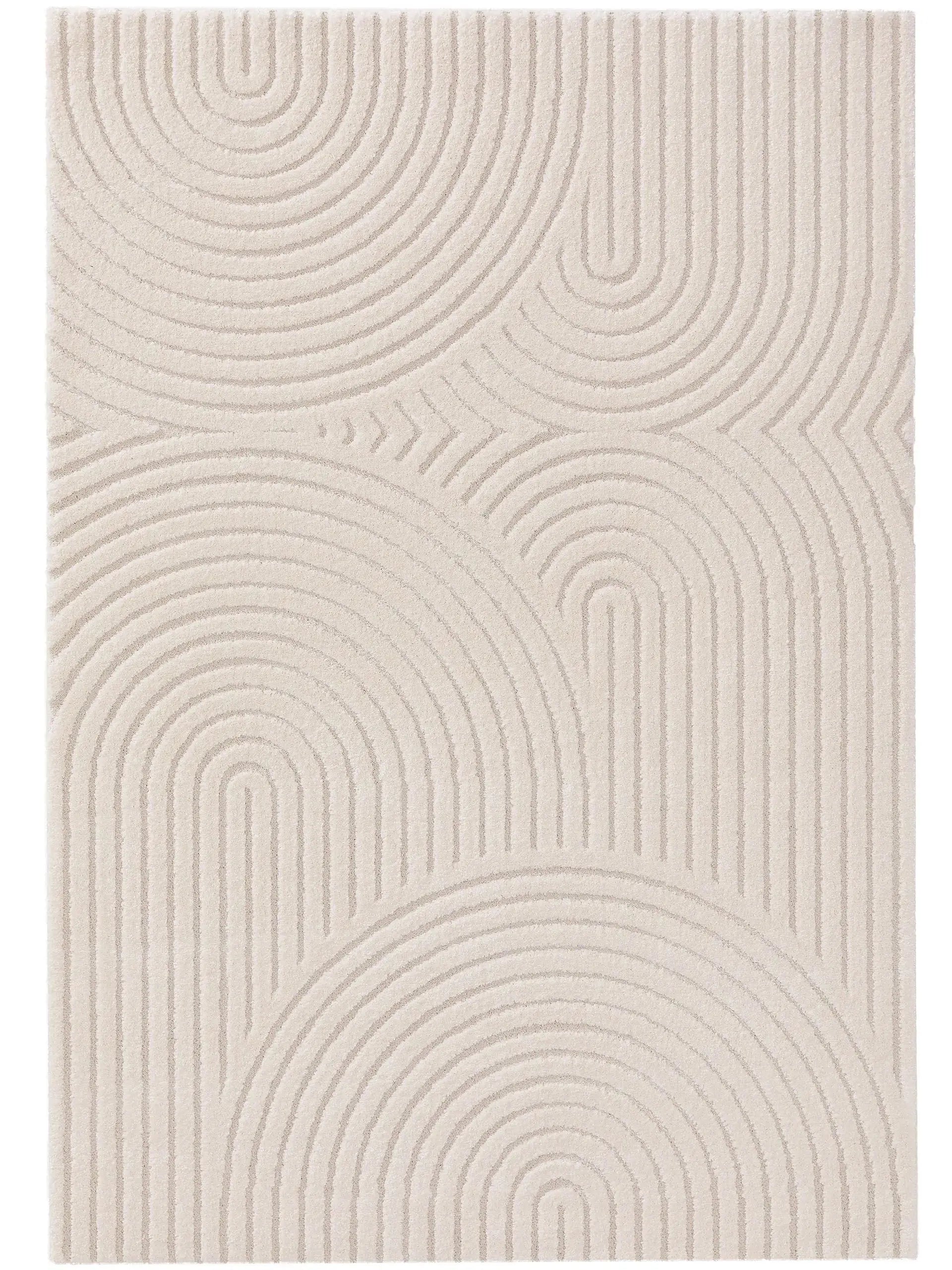 Tapis tissé à la machine EVE Crème BENUTA