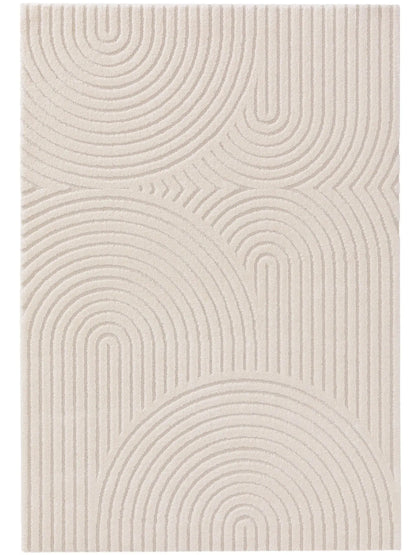 Tapis tissé à la machine EVE Crème BENUTA