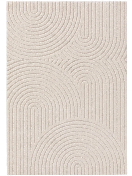 Tapis tissé à la machine EVE Crème BENUTA