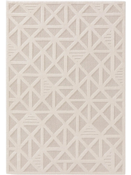 Tapis tissé à la machine EVE Crème BENUTA