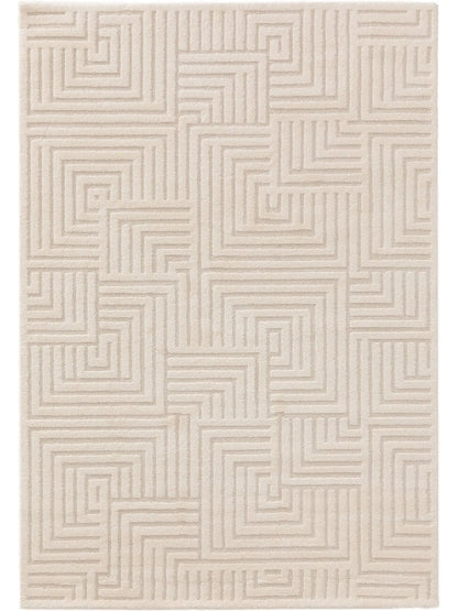 Tapis tissé à la machine EVE Crème BENUTA