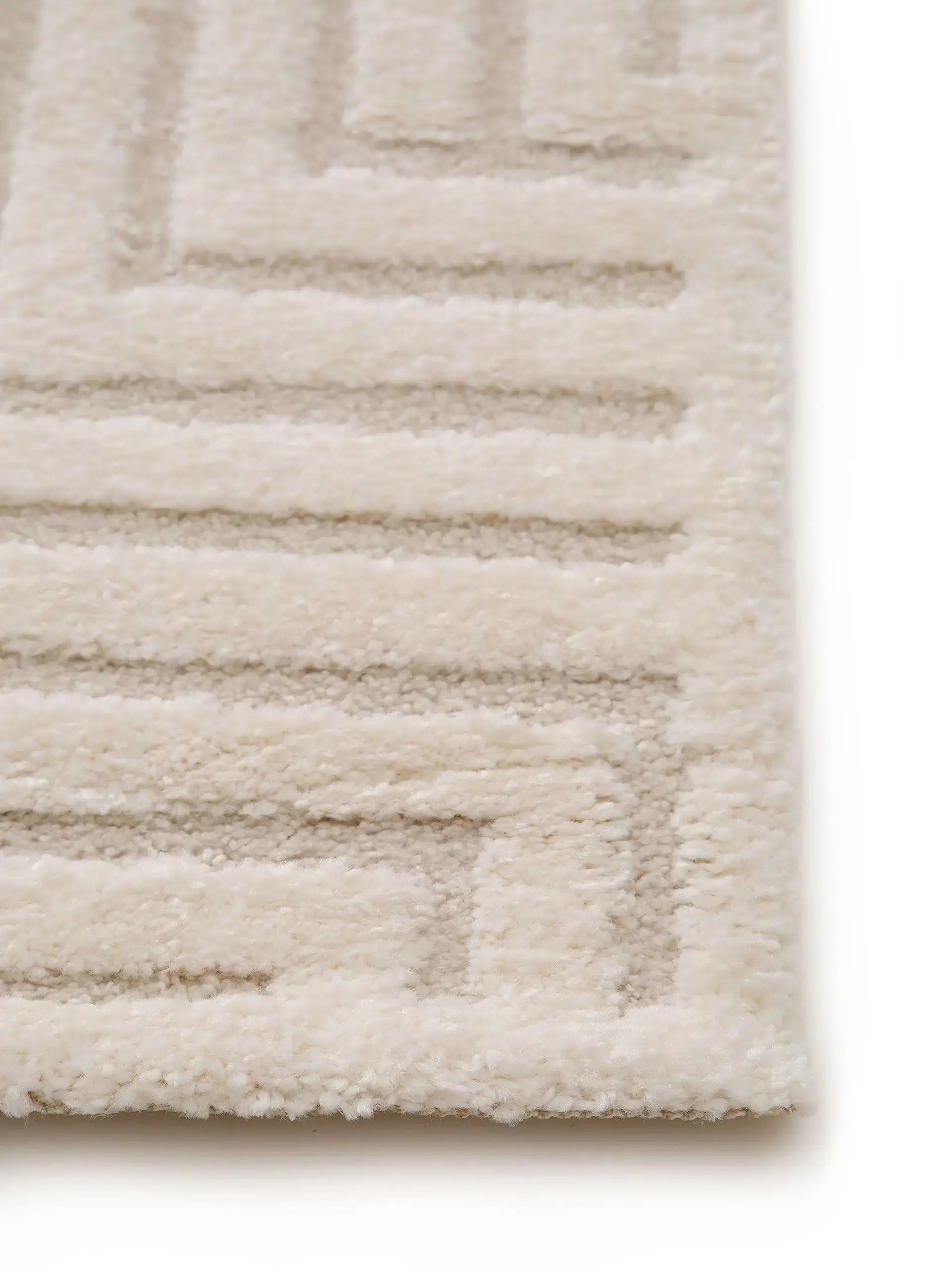 Tapis tissé à la machine EVE Crème BENUTA