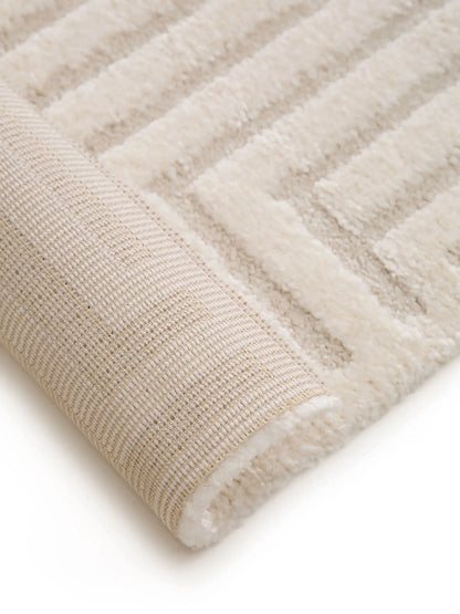 Tapis tissé à la machine EVE Crème BENUTA