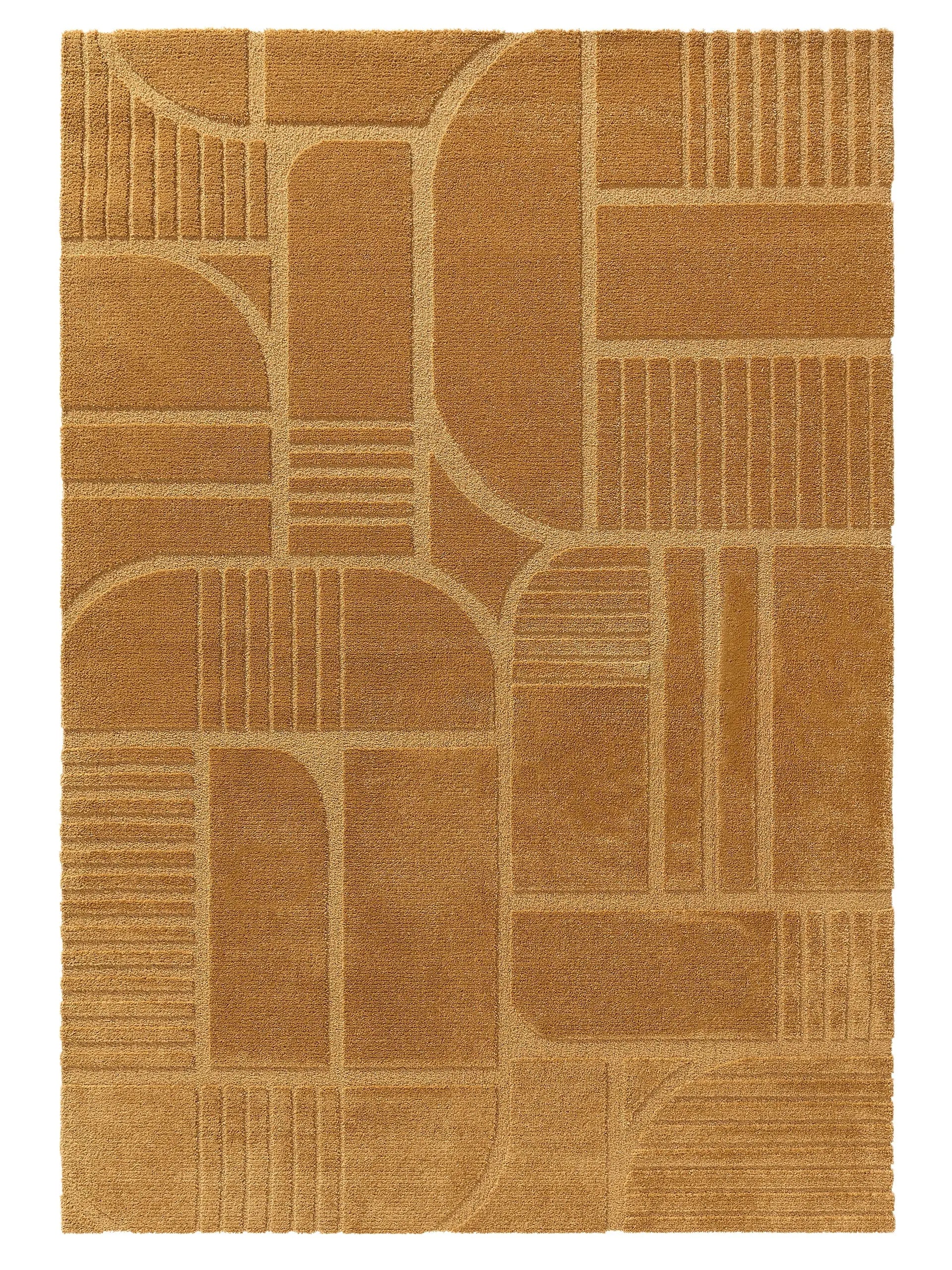 Tapis tissé à la machine EVE Jaune BENUTA