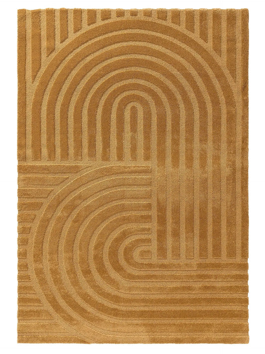 Tapis tissé à la machine EVE Jaune BENUTA
