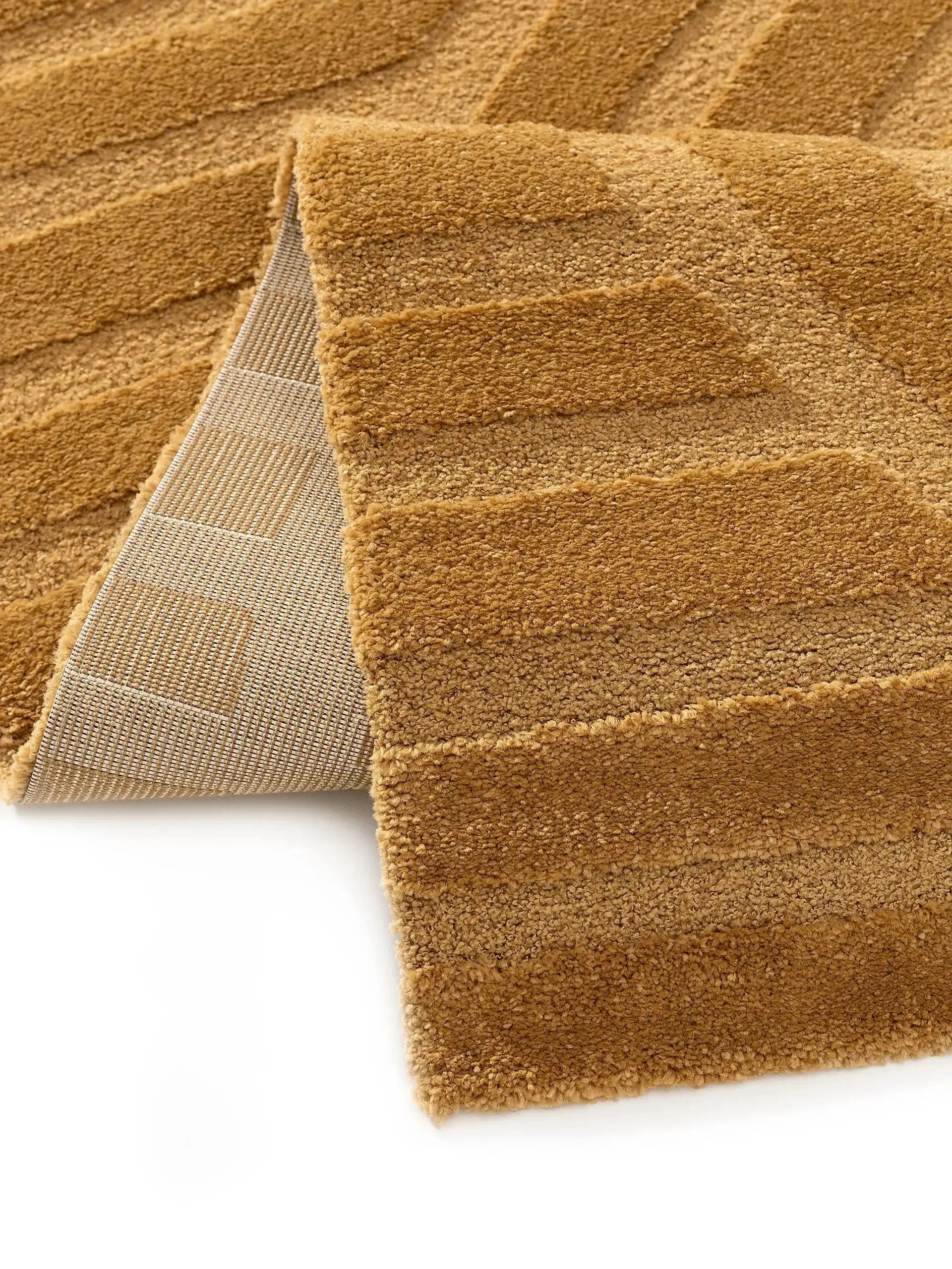 Tapis tissé à la machine EVE Jaune BENUTA